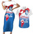 Greenland National Day Couples Matching Short Sleeve Bodycon Dress and Hawaiian Shirt National Country Flag and Emblem with The Map