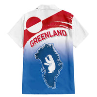 Greenland National Day Family Matching Mermaid Dress and Hawaiian Shirt National Country Flag and Emblem with The Map