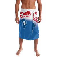 Greenland National Day Lavalava National Country Flag and Emblem with The Map