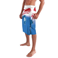 Greenland National Day Lavalava National Country Flag and Emblem with The Map