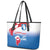 Greenland National Day Leather Tote Bag National Country Flag and Emblem with The Map