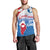 Greenland National Day Men Tank Top National Country Flag and Emblem with The Map