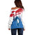 Greenland National Day Off Shoulder Sweater National Country Flag and Emblem with The Map