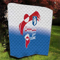 Greenland National Day Quilt National Country Flag and Emblem with The Map