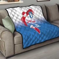 Greenland National Day Quilt National Country Flag and Emblem with The Map