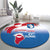 Greenland National Day Round Carpet National Country Flag and Emblem with The Map