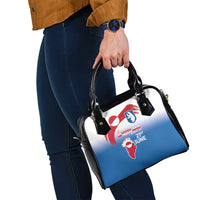 Greenland National Day Shoulder Handbag National Country Flag and Emblem with The Map
