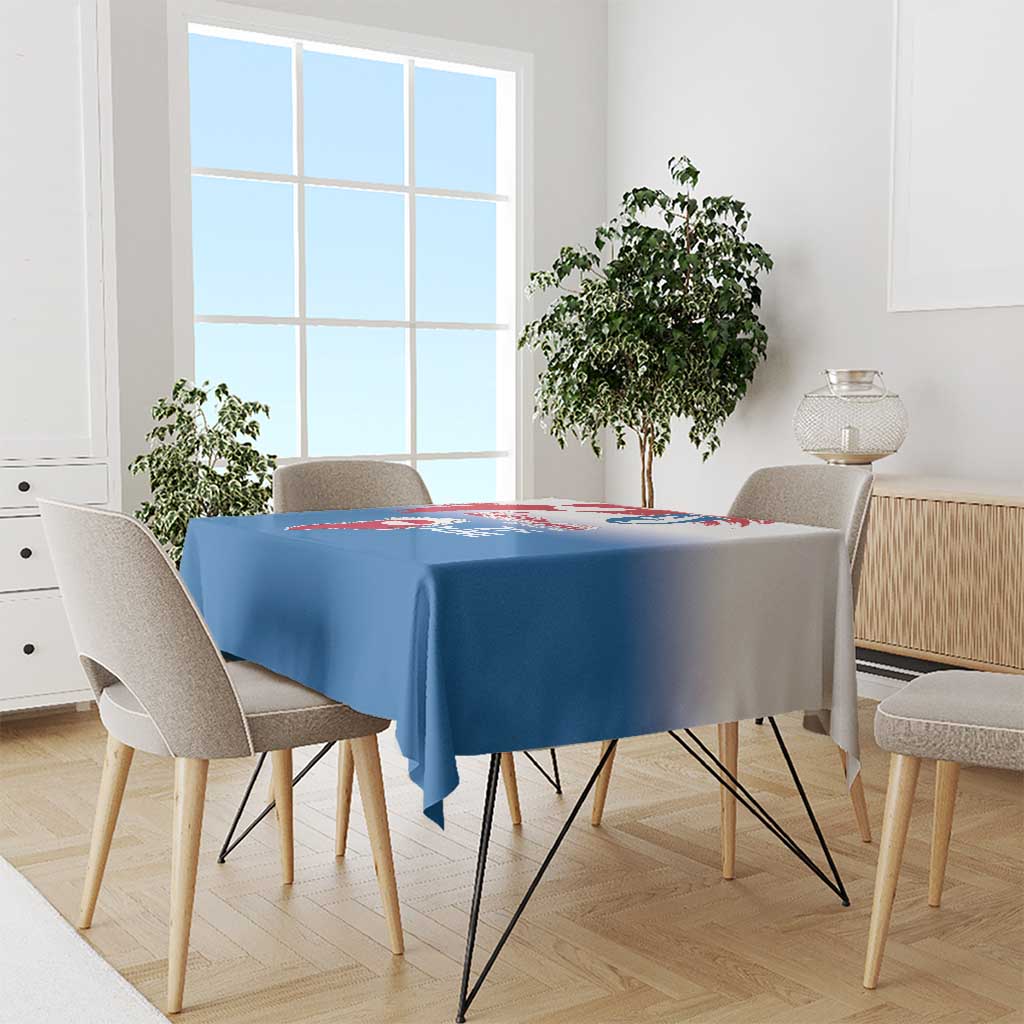 Greenland National Day Tablecloth National Country Flag and Emblem with The Map