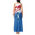 Greenland National Day Tank Maxi Dress National Country Flag and Emblem with The Map