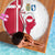 Greenland and Denmark Together Beach Blanket National Country Map and Flag Style