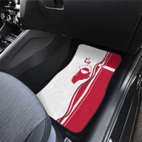 Greenland and Denmark Together Car Mats National Country Map and Flag Style