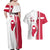 Greenland and Denmark Together Couples Matching Off Shoulder Maxi Dress and Hawaiian Shirt National Country Map and Flag Style