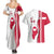 Greenland and Denmark Together Couples Matching Summer Maxi Dress and Hawaiian Shirt National Country Map and Flag Style