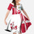 Greenland and Denmark Together Family Matching Summer Maxi Dress and Hawaiian Shirt National Country Map and Flag Style