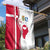 Greenland and Denmark Together Garden Flag National Country Map and Flag Style