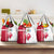 Greenland and Denmark Together Grocery Bag National Country Map and Flag Style