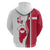 Greenland and Denmark Together Hoodie National Country Map and Flag Style