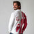 Greenland and Denmark Together Long Sleeve Polo Shirt National Country Map and Flag Style