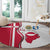 Greenland and Denmark Together Round Carpet National Country Map and Flag Style