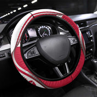 Greenland and Denmark Together Steering Wheel Cover National Country Map and Flag Style