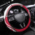 Greenland and Denmark Together Steering Wheel Cover National Country Map and Flag Style