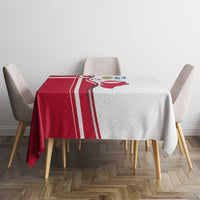 Greenland and Denmark Together Tablecloth National Country Map and Flag Style