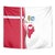 Greenland and Denmark Together Tapestry National Country Map and Flag Style