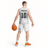German Football Custom Basketball Jersey Retro Geometric Flag Stripe Heritage Shield Design