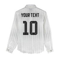 German Football Custom Women Casual Shirt Retro Geometric Flag Stripe Heritage Shield Design