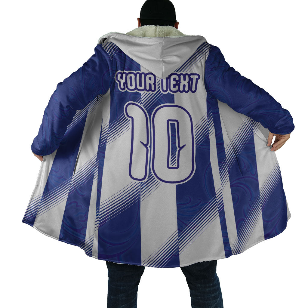 Argentinian Football Custom Cloak Fileteado Art Style Albiceleste Vertical Stripe