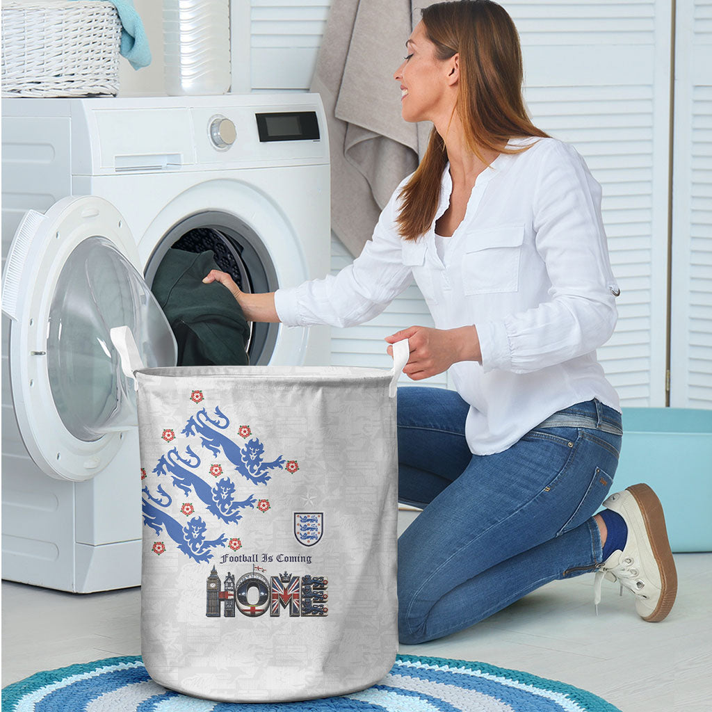 England National Football Laundry Basket Football is Coming Home Typography Sporty Style
