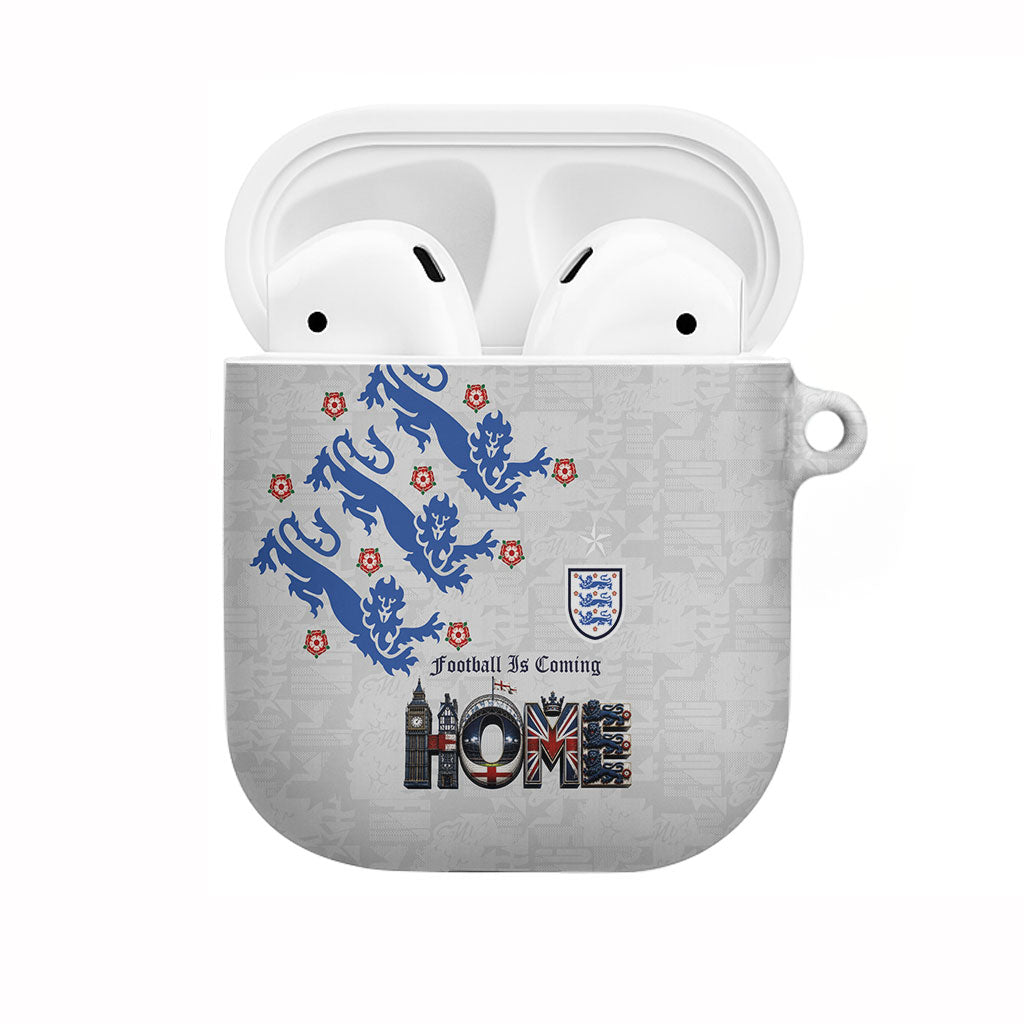England National Football AirPods Case Football is Coming Home Typography Sporty Style