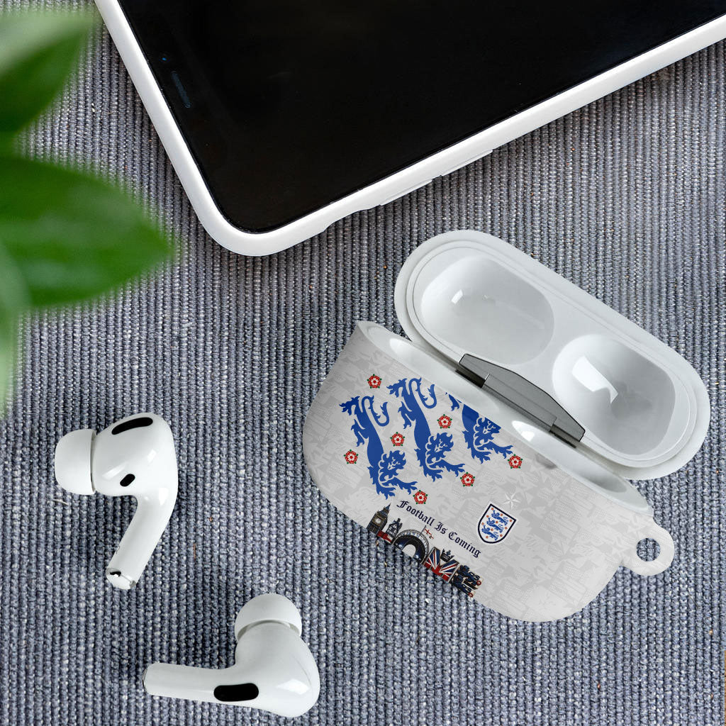 England National Football AirPods Case Football is Coming Home Typography Sporty Style