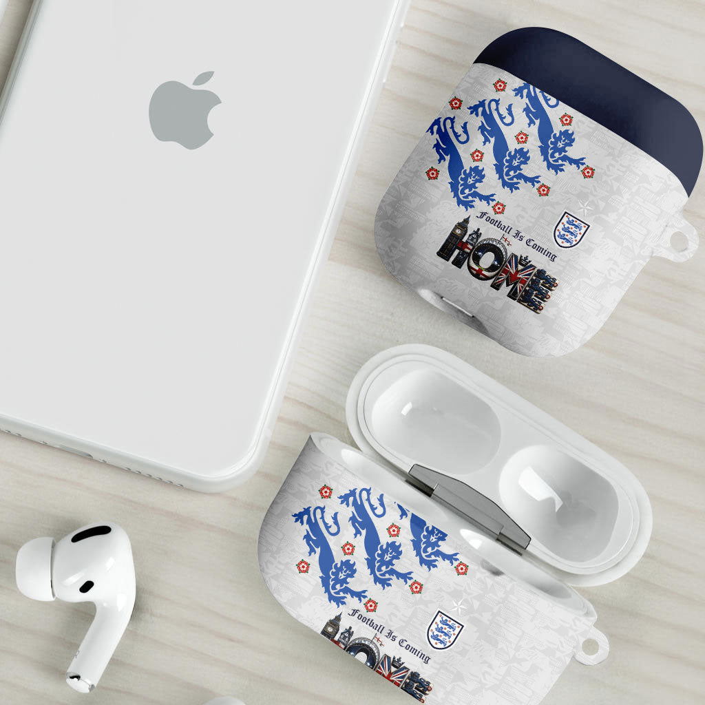 England National Football AirPods Case Football is Coming Home Typography Sporty Style