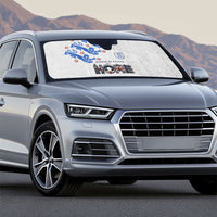 England National Football Auto Sun Shade Football is Coming Home Typography Sporty Style