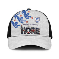 England National Football Baseball Net Cap Football is Coming Home Typography Sporty Style