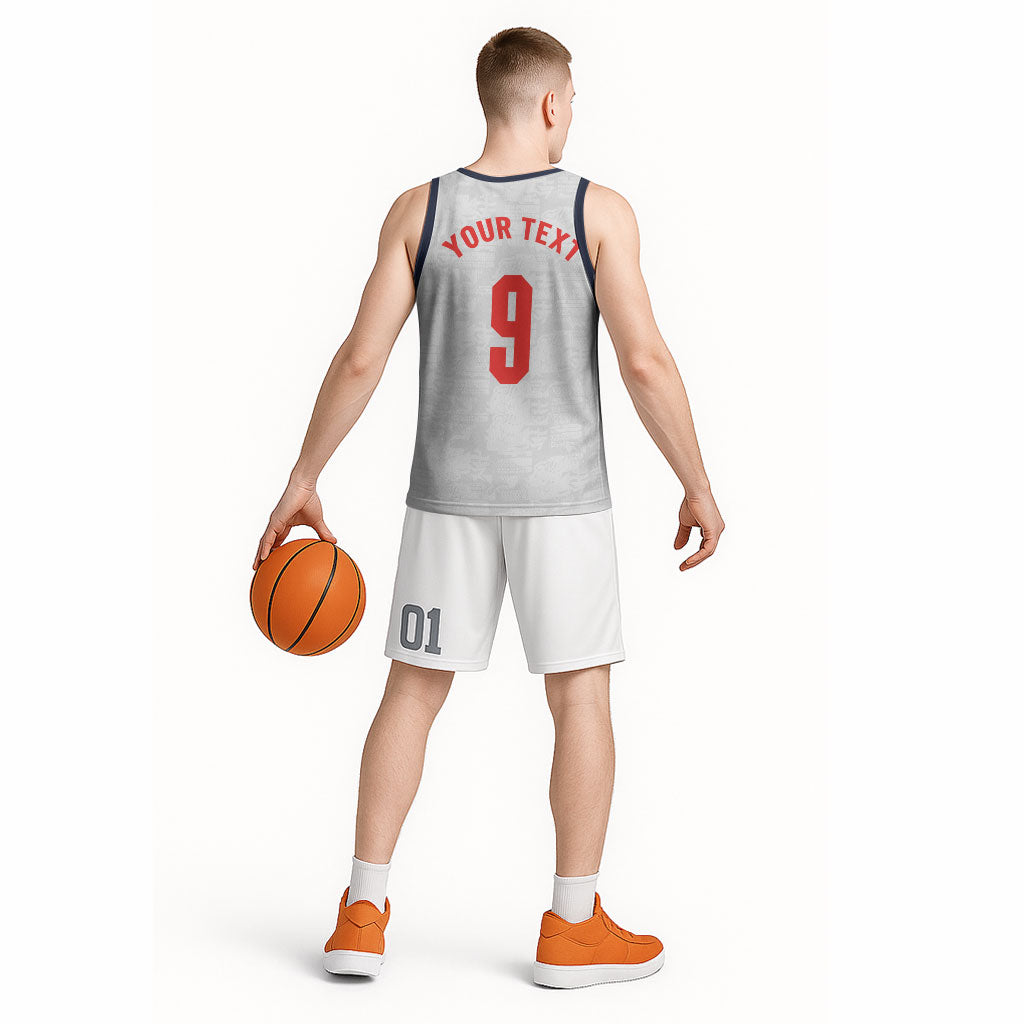 Custom England National Football Basketball Jersey Football is Coming Home Typography Sporty Style