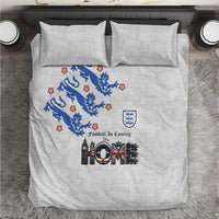 England National Football Bedding Set Football is Coming Home Typography Sporty Style