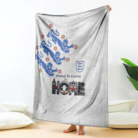 England National Football Blanket Football is Coming Home Typography Sporty Style