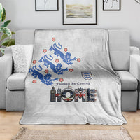 England National Football Blanket Football is Coming Home Typography Sporty Style
