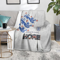England National Football Blanket Football is Coming Home Typography Sporty Style