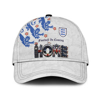 England National Football Classic Cap Football is Coming Home Typography Sporty Style