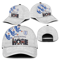 England National Football Classic Cap Football is Coming Home Typography Sporty Style