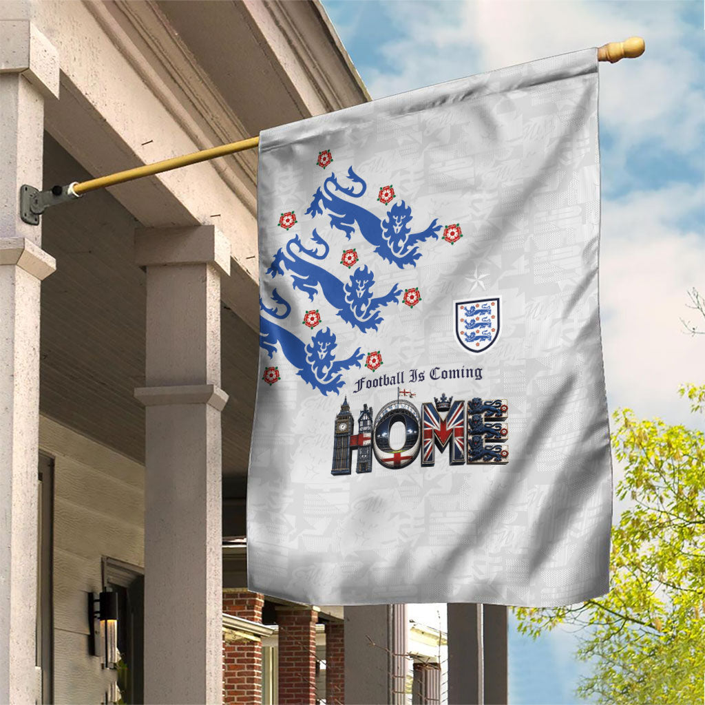 England National Football Garden Flag Football is Coming Home Typography Sporty Style