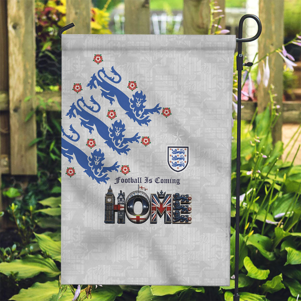 England National Football Garden Flag Football is Coming Home Typography Sporty Style