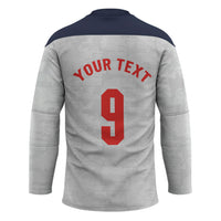 Custom England National Football Hockey Jersey Football is Coming Home Typography Sporty Style