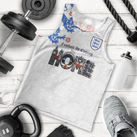 Custom England National Football Men Tank Top Football is Coming Home Typography Sporty Style