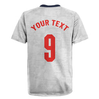 Custom England National Football Rugby Jersey Football is Coming Home Typography Sporty Style