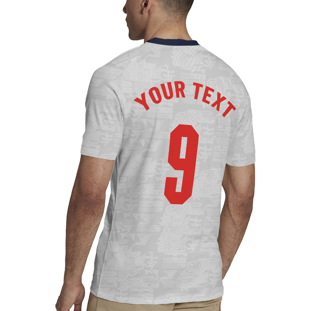 Custom England National Football Rugby Jersey Football is Coming Home Typography Sporty Style