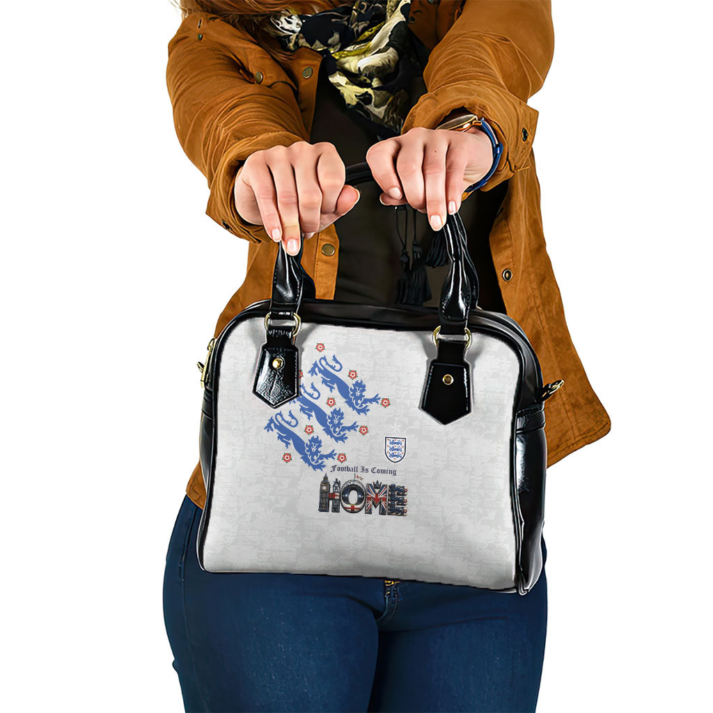 England National Football Shoulder Handbag Football is Coming Home Typography Sporty Style
